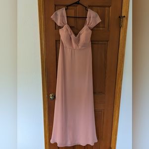 Like New - Birdy Grey Spence Convertible Bridesmaid Dress (Dusty Rose, Chiffon)